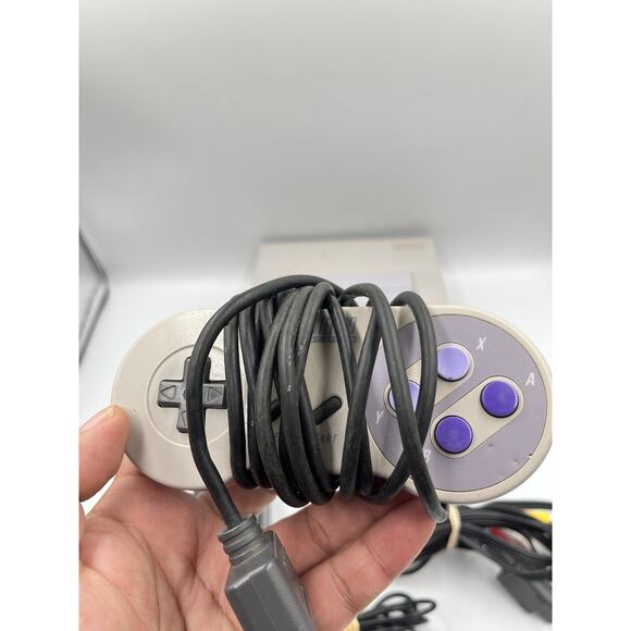 Super Nintendo SNES System Console With OEM Controller Authentic & Clean!!